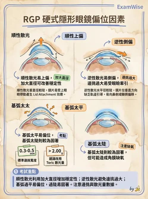 驗光師 - 硬式隱形眼鏡驗配與螢光判讀 - AI 圖文解析預覽