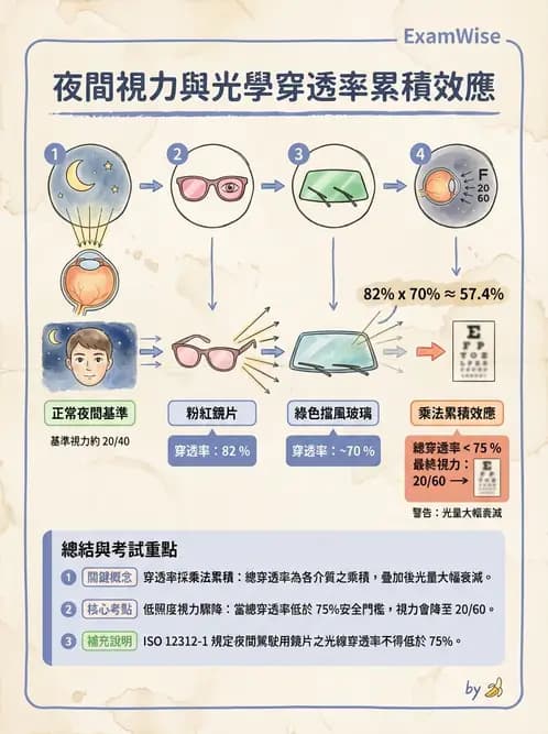 驗光師 - 鏡片鍍膜、偏光與染色 - AI 圖文解析預覽