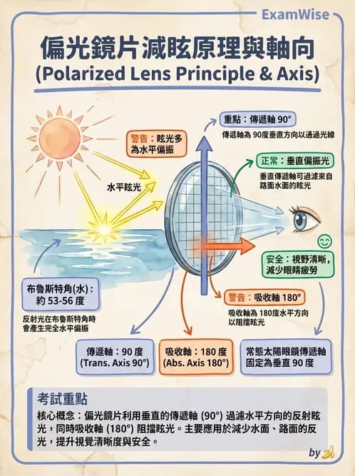 驗光師 - 鏡片鍍膜、偏光與染色 - AI 圖文解析預覽