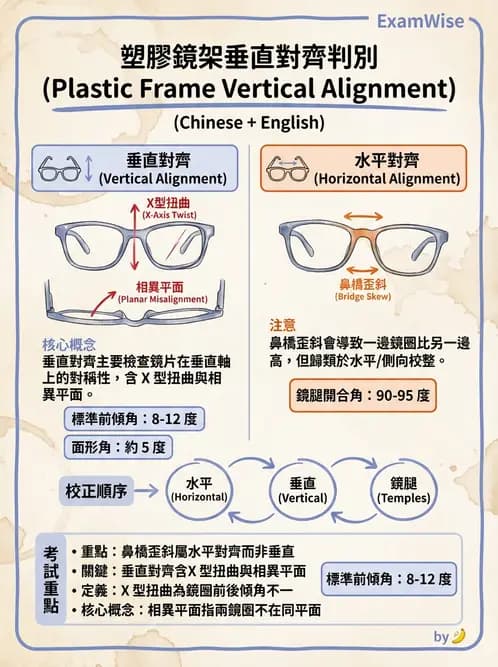驗光師 - 鏡架配適與調整 - AI 圖文解析預覽