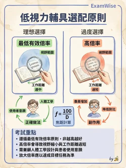驗光師 - 低視力輔具臨床應用與選配 - AI 圖文解析預覽