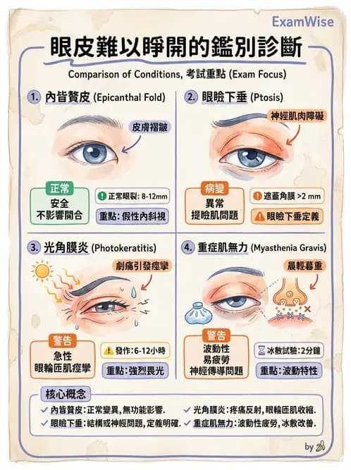 驗光師 - 斜弱視與神經眼科 - AI 圖文解析預覽