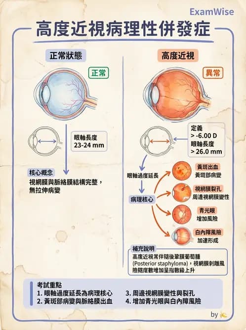 驗光師 - 近視併發症 - AI 圖文解析預覽