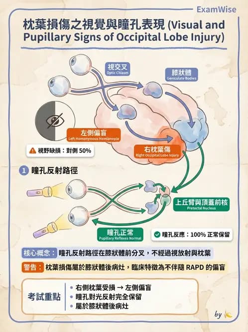 驗光師 - 視覺神經傳導系統 - AI 圖文解析預覽