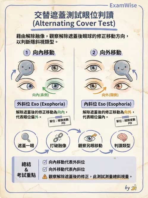 驗光師 - 隱斜位測量方法 - AI 圖文解析預覽
