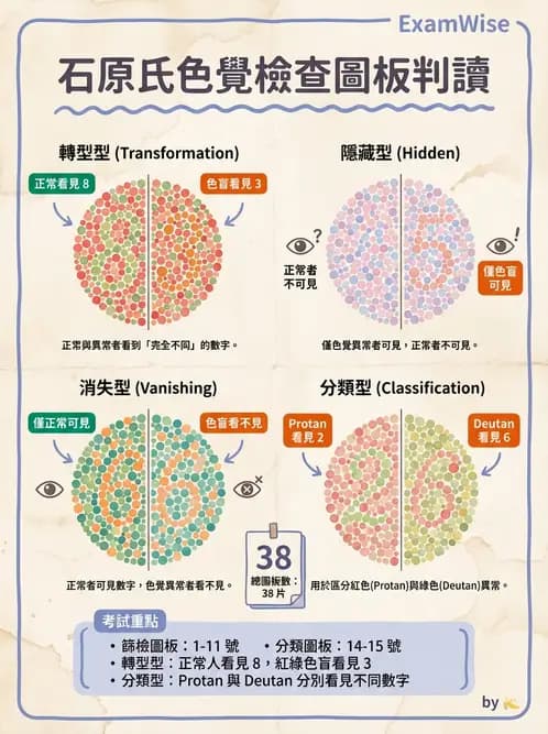 驗光師 - 對比敏感度與色覺檢查 - AI 圖文解析預覽