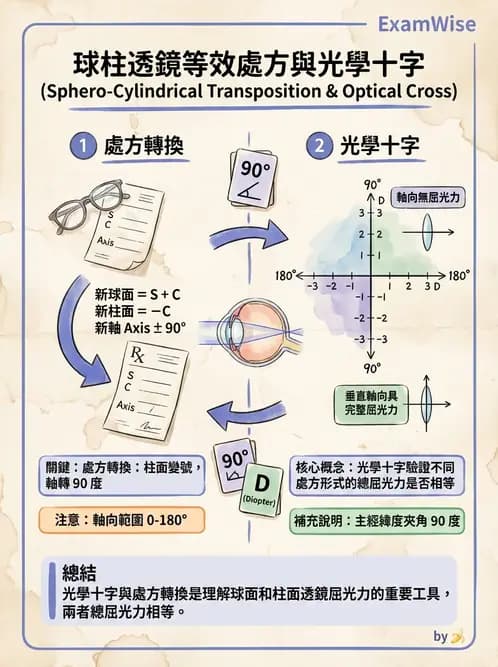 驗光師 - 散光、不等視與不等像 - AI 圖文解析預覽