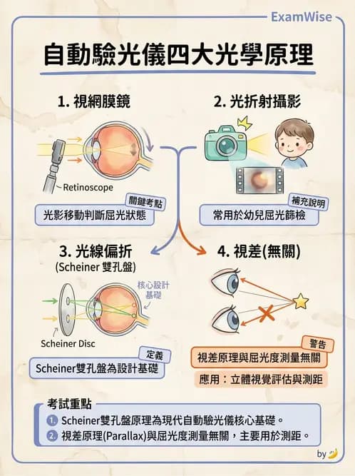 驗光師 - 自動驗光儀與角膜弧度儀 - AI 圖文解析預覽