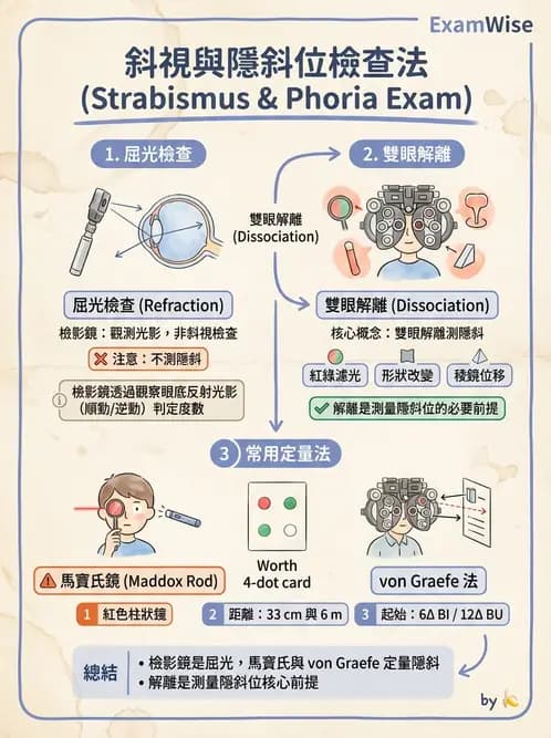 驗光師 - 隱斜位測量方法 - AI 圖文解析預覽