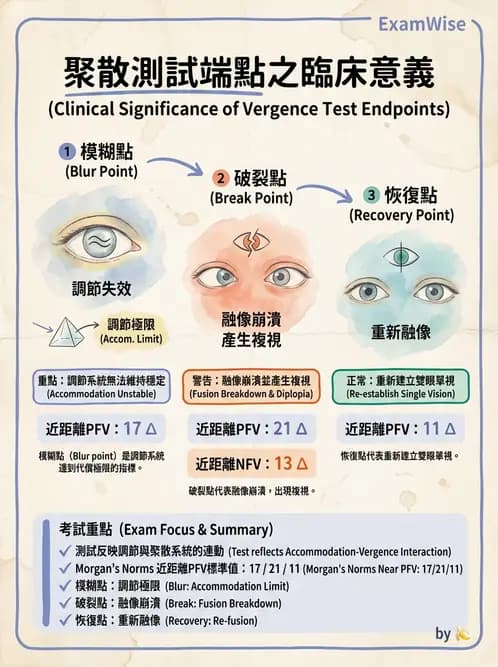 驗光師 - 調節性內聚力與聚散功能檢測 - AI 圖文解析預覽