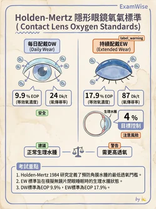 驗光師 - 軟式鏡片含水量、透氧與濕潤性 - AI 圖文解析預覽