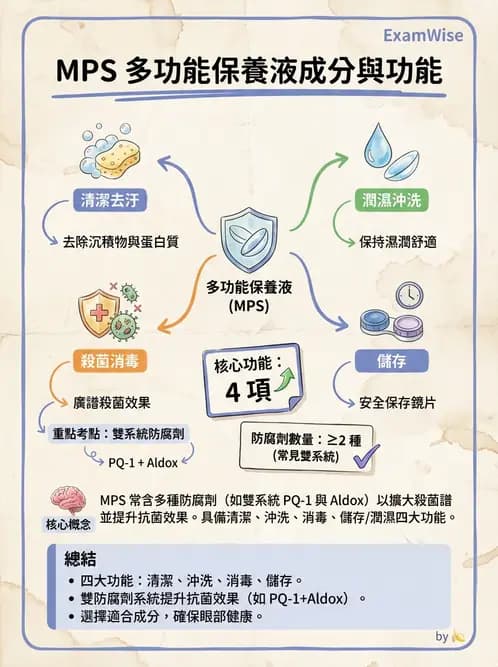 驗光師 - 隱形眼鏡護理 - AI 圖文解析預覽