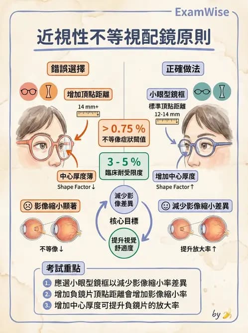 驗光師 - 不等視配鏡方法 - AI 圖文解析預覽