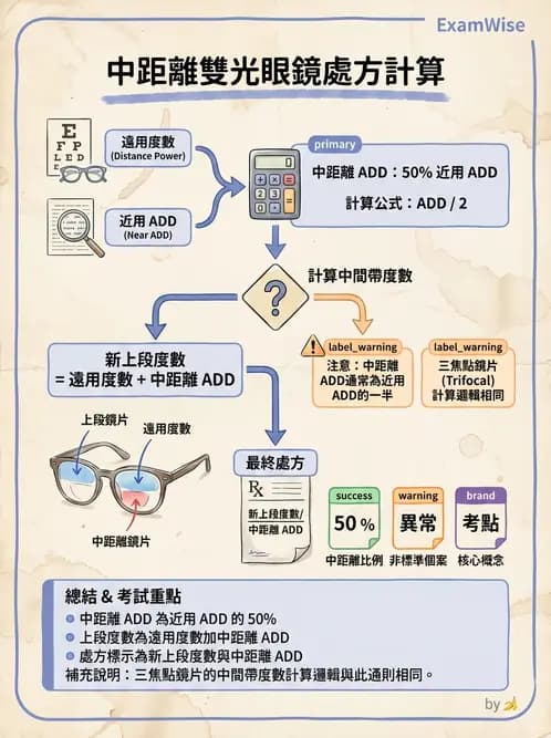 驗光師 - 雙光鏡片 - AI 圖文解析預覽
