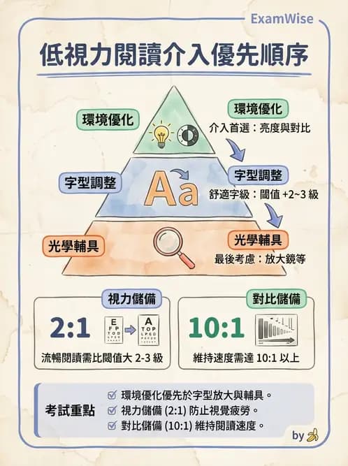 驗光師 - 低視力輔具臨床應用與選配 - AI 圖文解析預覽