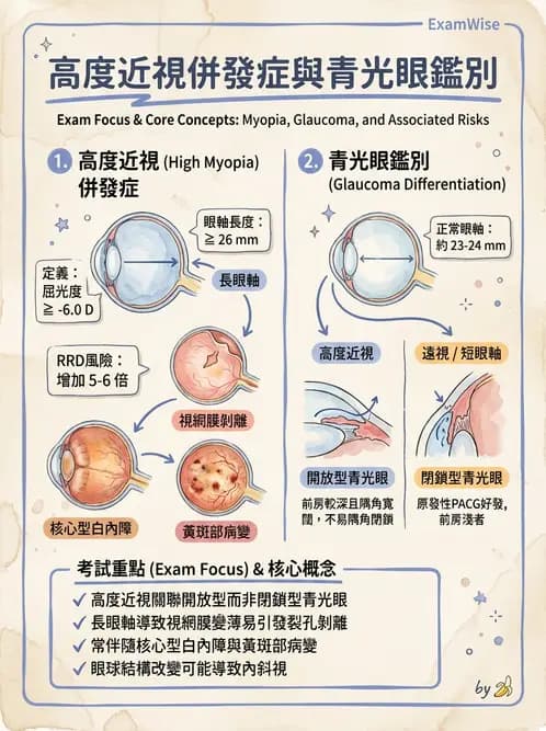 驗光師 - 近視併發症 - AI 圖文解析預覽