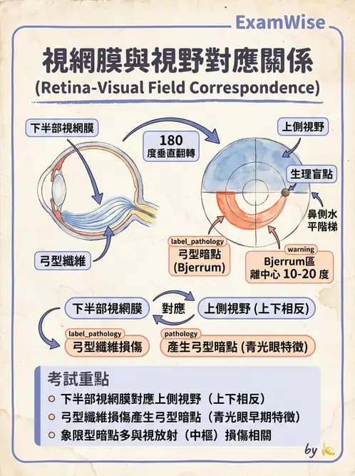 驗光師 - 視覺神經傳導系統 - AI 圖文解析預覽