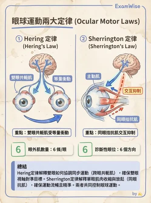 驗光師 - 眼外肌與眼球運動 - AI 圖文解析預覽