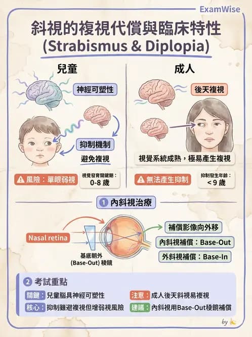 驗光師 - 眼外肌與眼球運動 - AI 圖文解析預覽