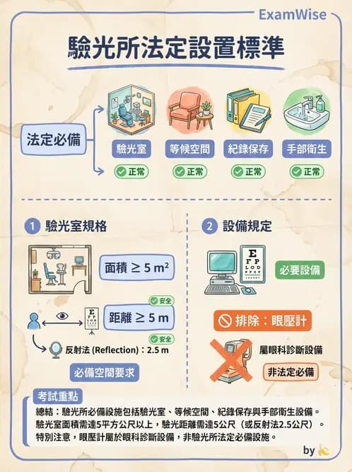 驗光師 - 驗光所設立與設置標準 - AI 圖文解析預覽
