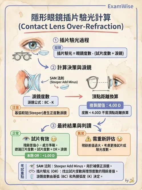 驗光師 - 鏡片材質、鍍膜與隱形眼鏡 - AI 圖文解析預覽