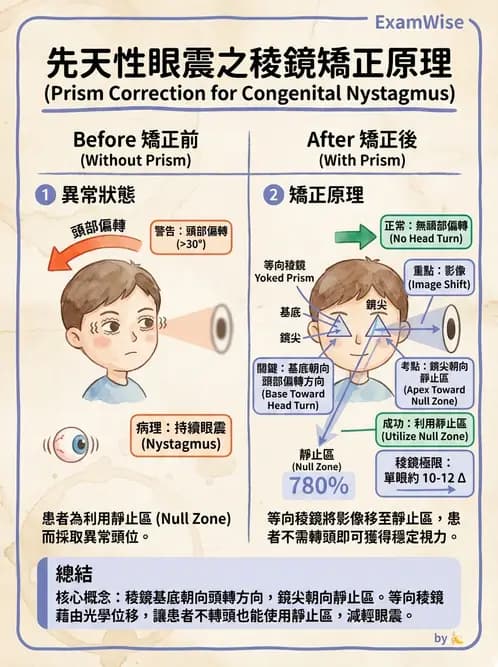 驗光師 - 稜鏡臨床應用 - AI 圖文解析預覽