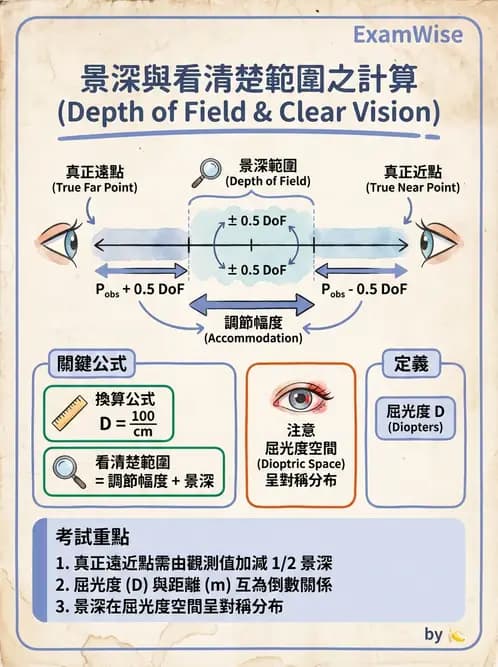 驗光師 - 景深、加入度與老花矯正 - AI 圖文解析預覽