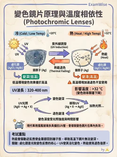 驗光師 - 鏡片材質、鍍膜與隱形眼鏡 - AI 圖文解析預覽