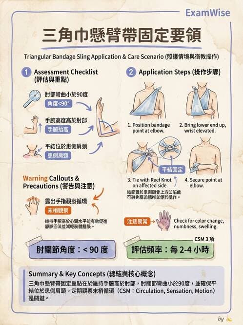 護理師 - 護理安全與環境管理 - AI 圖文解析預覽