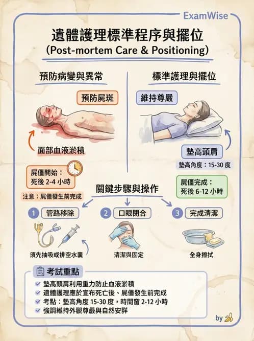 護理師 - 臨終與哀傷護理 - AI 圖文解析預覽