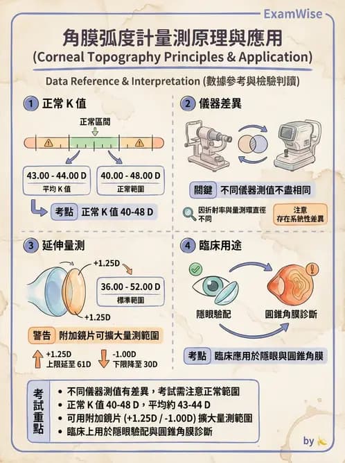 驗光師 - 自動驗光儀與角膜弧度儀 - AI 圖文解析預覽