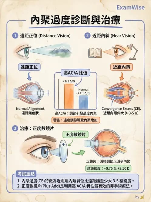驗光師 - 水平聚散功能異常 - AI 圖文解析預覽