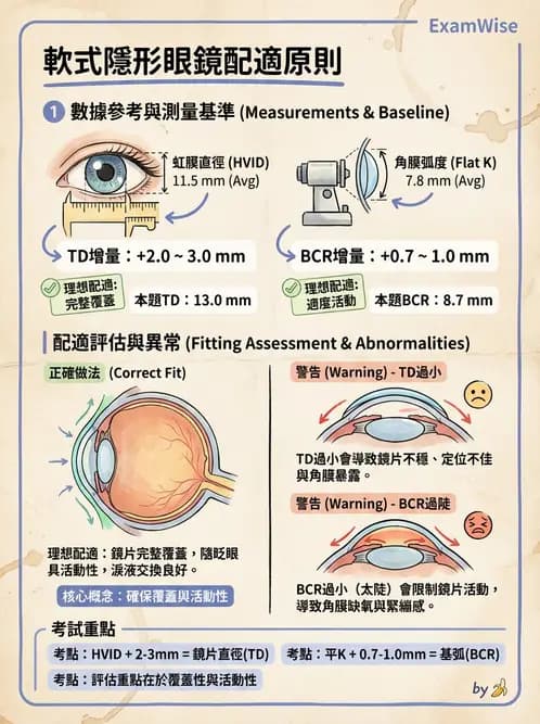 驗光師 - 軟式隱形眼鏡驗配 - AI 圖文解析預覽
