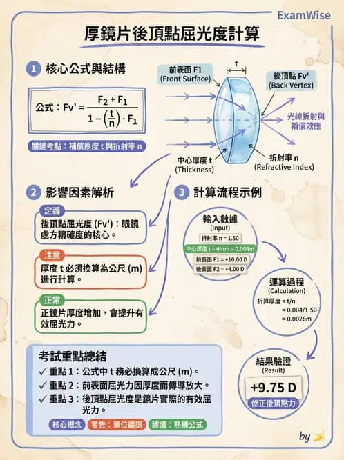 驗光師 - 鏡片度數讀取與設計 - AI 圖文解析預覽