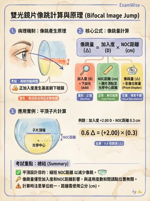 驗光師 - 雙光鏡片 - AI 圖文解析預覽