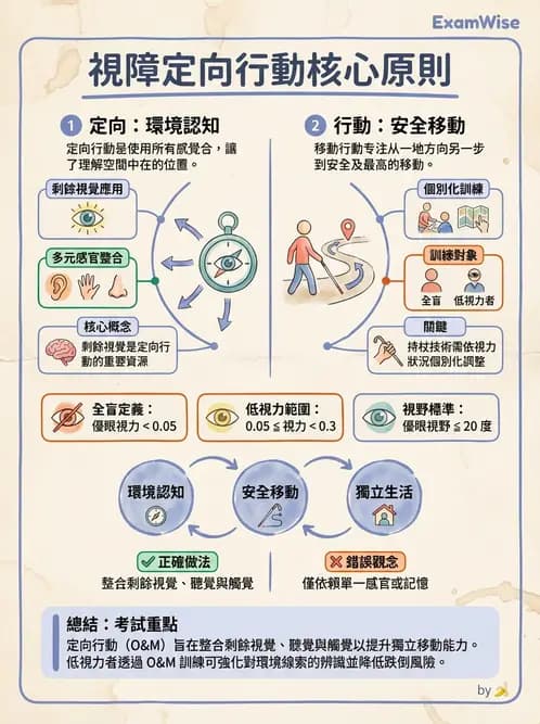 驗光師 - 定向行動與輔具社會資源 - AI 圖文解析預覽