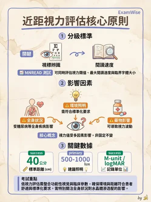 驗光師 - 視力表與視力量測 - AI 圖文解析預覽