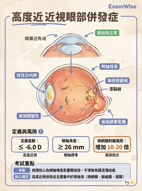 驗光師 - 近視併發症 - AI 圖文解析預覽