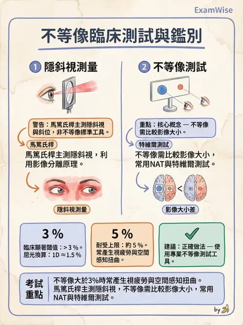 驗光生 - 雙眼感知與融像檢查 - AI 圖文解析預覽