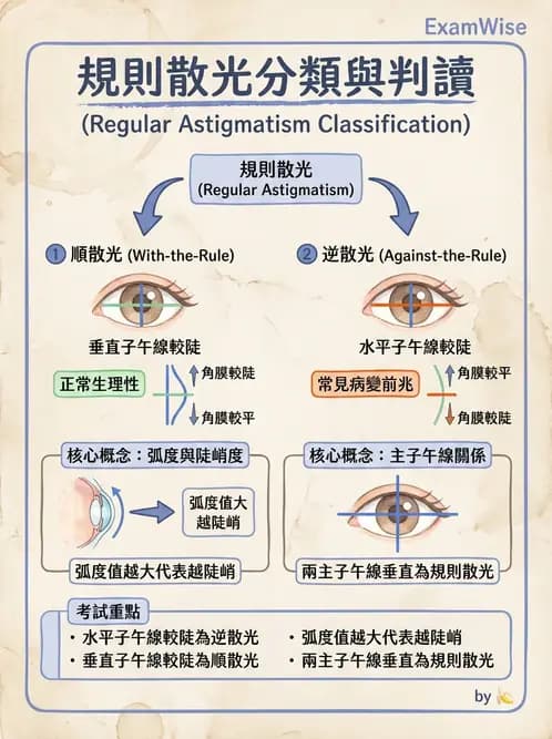 驗光生 - 角膜弧度與地形圖檢查 - AI 圖文解析預覽