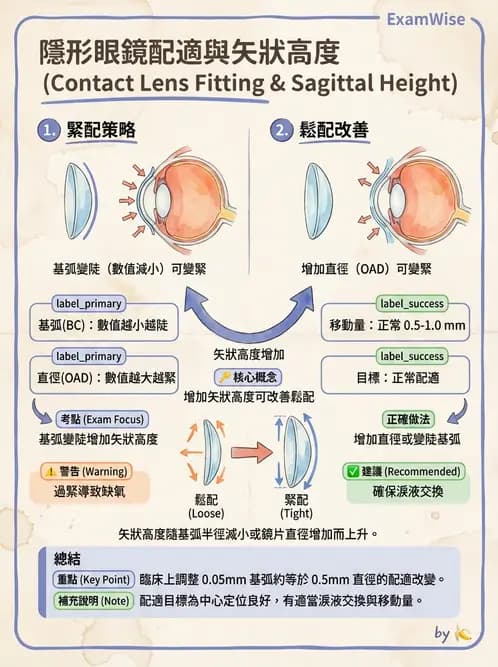 驗光生 - 軟式鏡片配適評估與臨床調整 - AI 圖文解析預覽