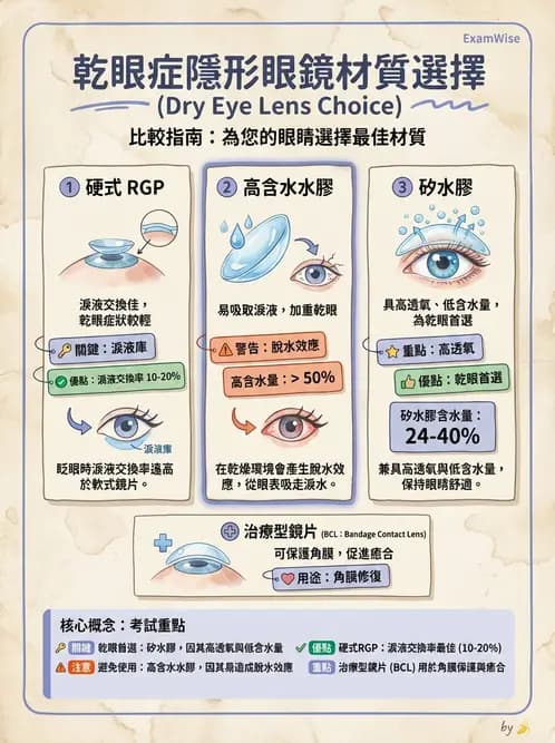 驗光生 - 乾眼、沉積物與結膜過敏反應 - AI 圖文解析預覽