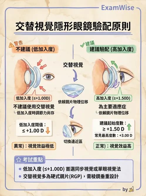 驗光生 - 老花隱形眼鏡臨床驗配與問題排解 - AI 圖文解析預覽