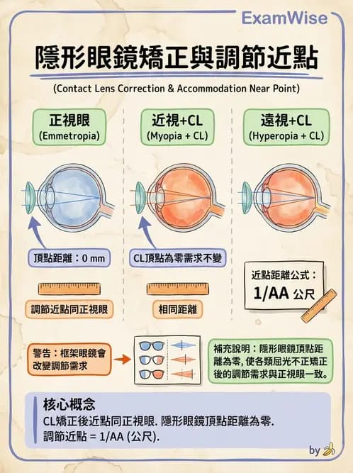 驗光生 - 調節、老花眼與臨床眼光學應用 - AI 圖文解析預覽