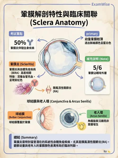 驗光生 - 角膜與鞏膜 - AI 圖文解析預覽