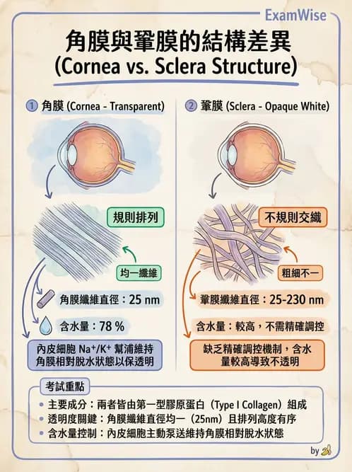 驗光生 - 角膜與鞏膜 - AI 圖文解析預覽