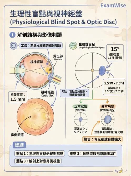 驗光生 - 視覺功能、視野與電生理檢查 - AI 圖文解析預覽
