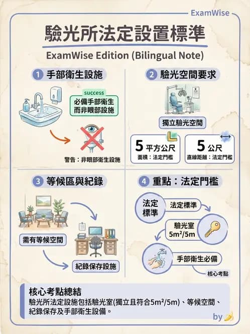 驗光生 - 驗光所設立資格與設置標準 - AI 圖文解析預覽