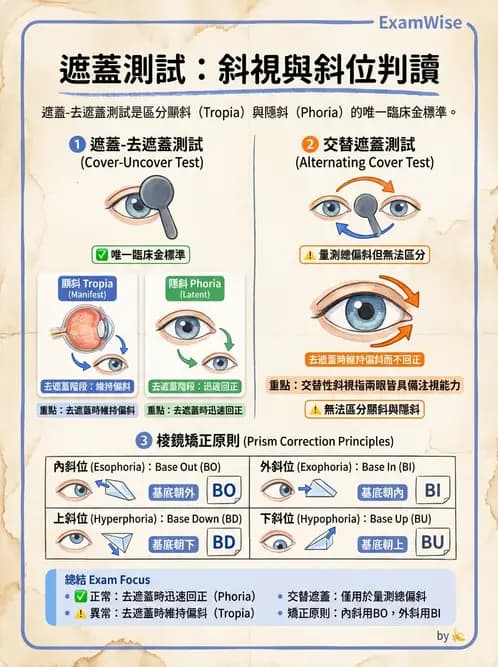 驗光生 - 眼位偏斜檢查 - AI 圖文解析預覽