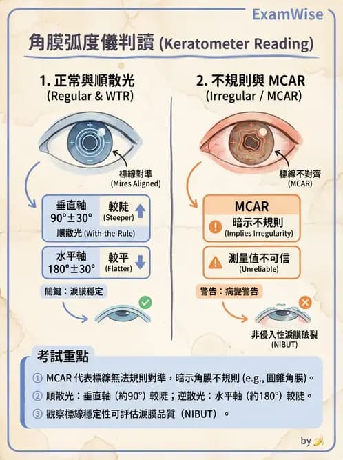 驗光生 - 角膜弧度與地形圖檢查 - AI 圖文解析預覽